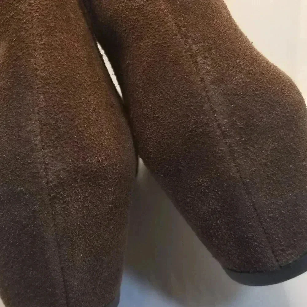 Franco Sarto Brown Ankle Booties Sz 7.5M